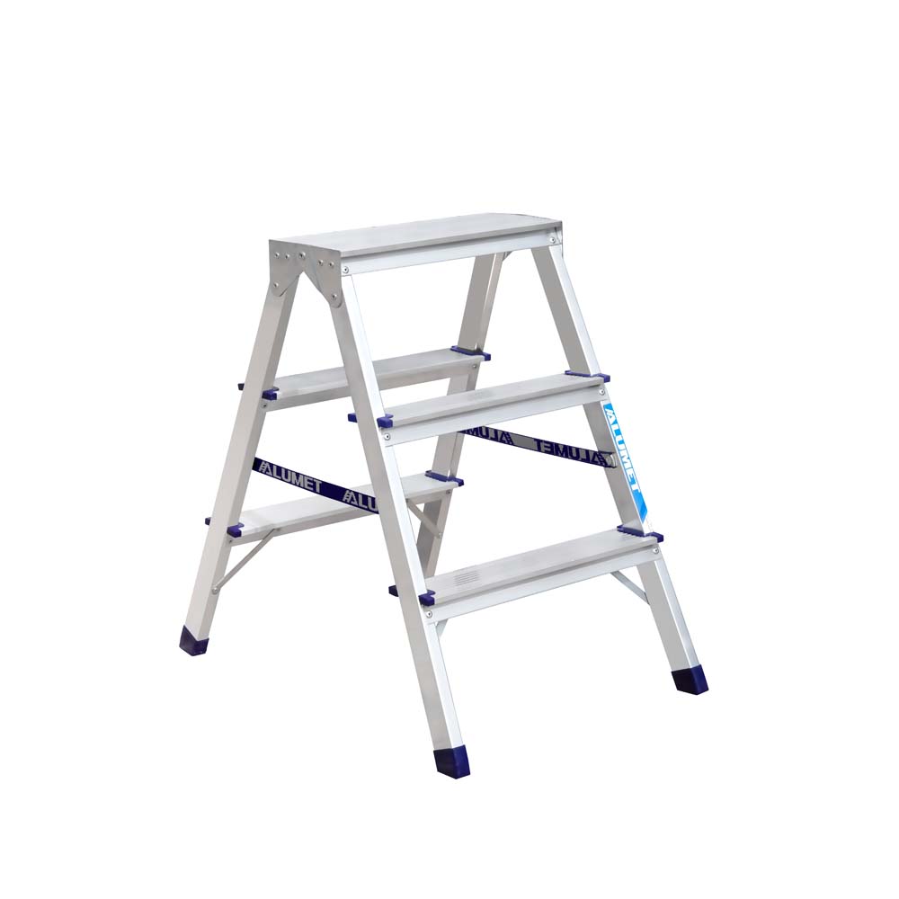 Стремянка Alumet 3-х ступ. АМ703 алюминиевая