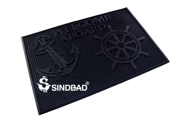 Коврик напольный резиновый 40*60см, ЯКОРЬ