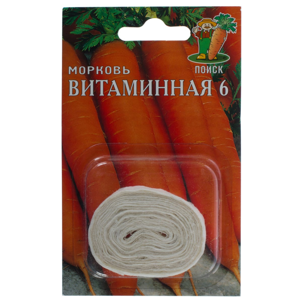 Морковь на ленте Витаминная, 8м "Поиск"