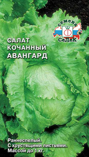 Салат Авангард (айсберг) 0,5г "Седек"