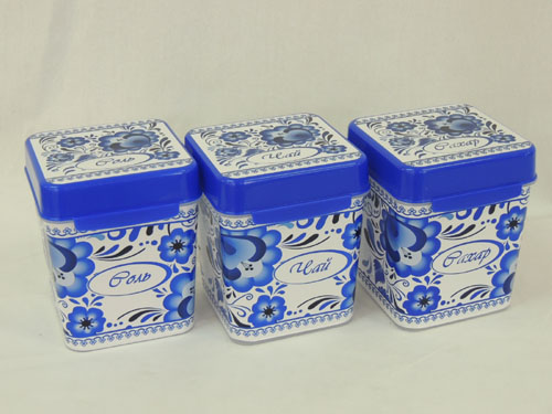 Емкость 1,2л с ложкой Флорель чай