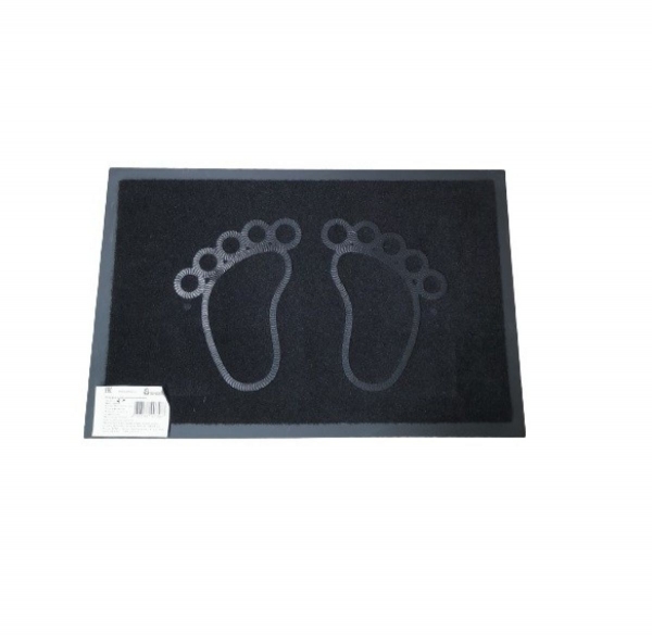 Коврик напольный резиновый Следы (40*60*6см)