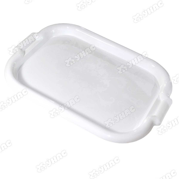 Поднос пласт., универс., большой, белый, Милих