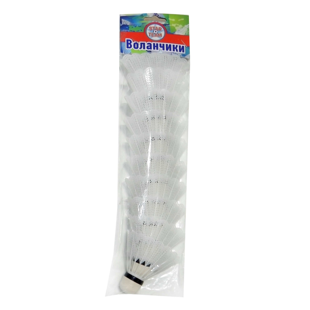 Воланчики белые Star Team 10шт в уп-ке