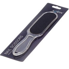 Пемза-терка для стоп двусторонняя, пластик.ручка