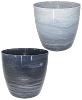 Горшок AGA  MARMUR 140мм серый