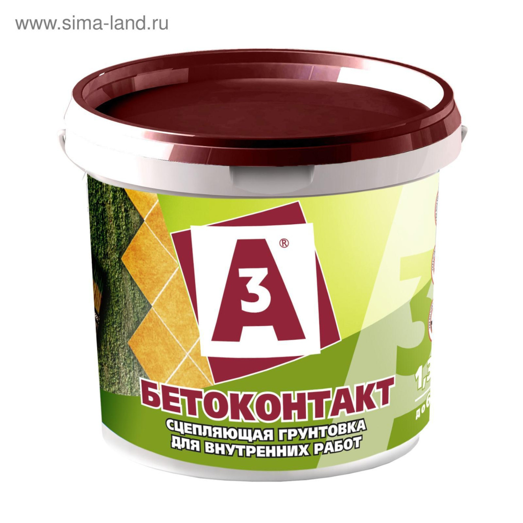 Грунтовка "А3" Бетоноконтакт  д/вн.работ 6кг.