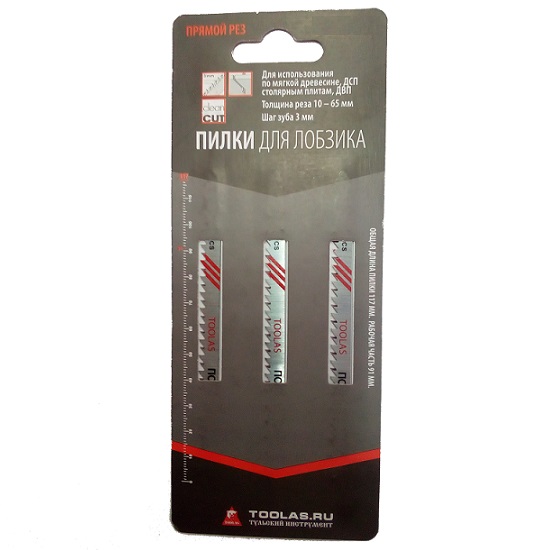 Пилка для лобзика Toolas T101BR