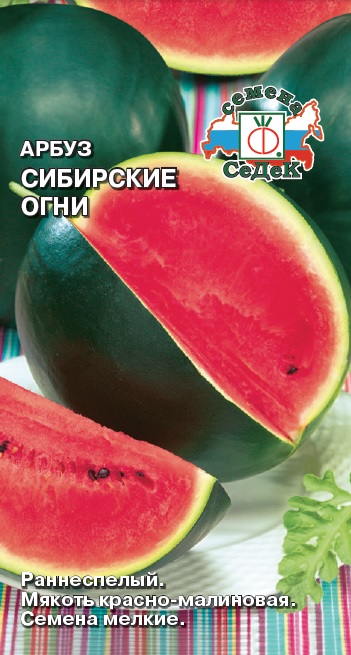 Арбуз Сибирские огни 1,0г "Седек"