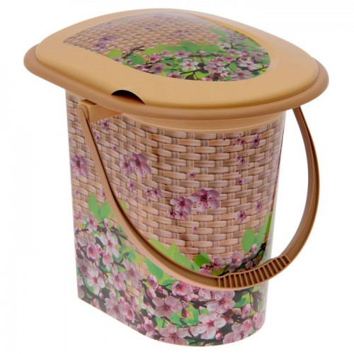 Ведро туалет 17л Плетенка