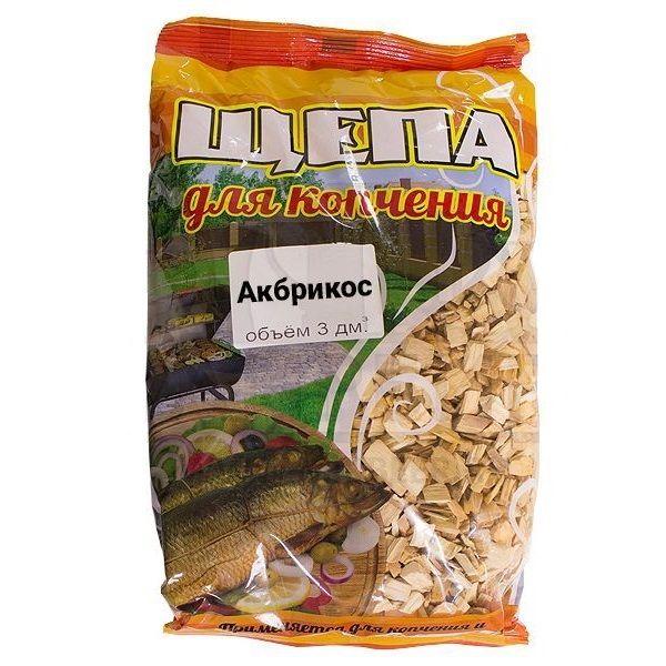 Щепа Абрикос для копчения 3 дм.куб