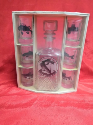 Штоф+6 стопок "Рыбалка"