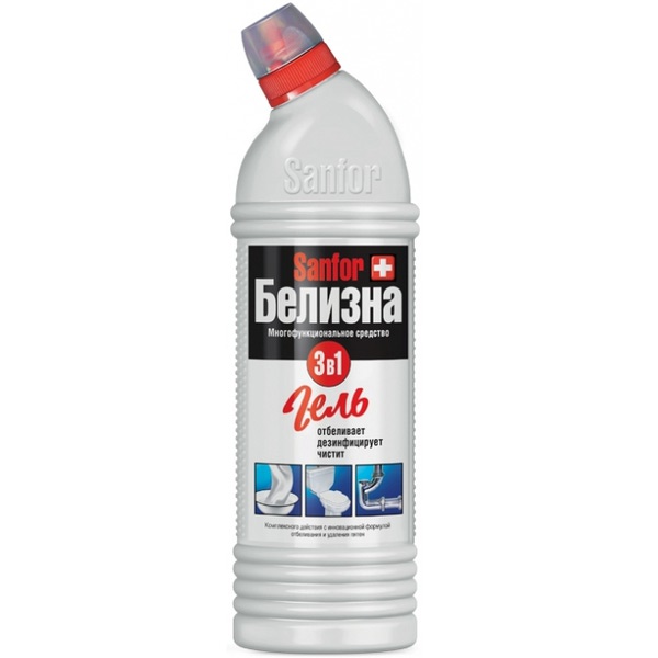 Отбеливатель Санфор "Белизна-гель" 3в1 700мл