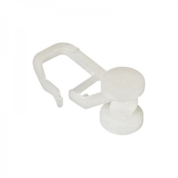 Зажим для занав. пластик (на колесиках) Цена за 1шт