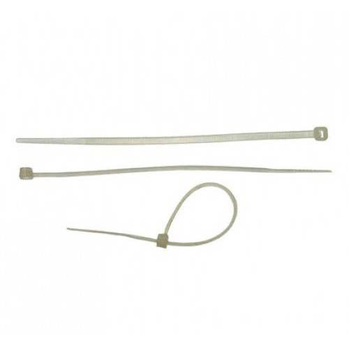 Хомуты пласт. 300*4,2мм (100шт) белые