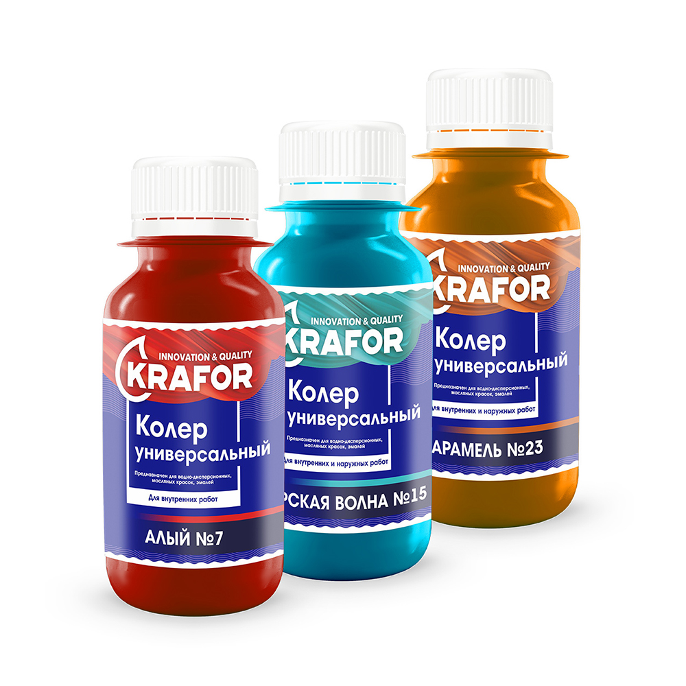 Колер универс.№11 сиреневый 100мл"Krafor"