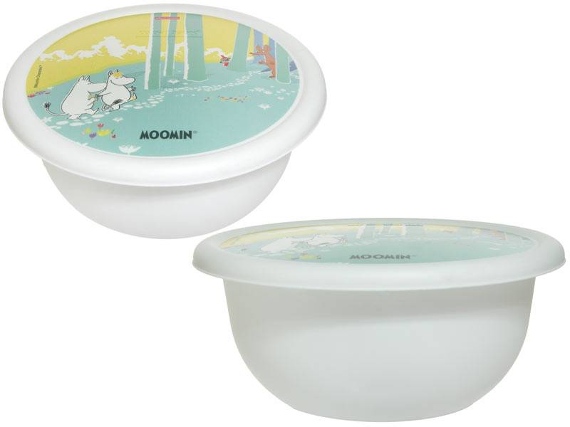 Миска MOOMIN с крышкой, 1.2л, пласт.