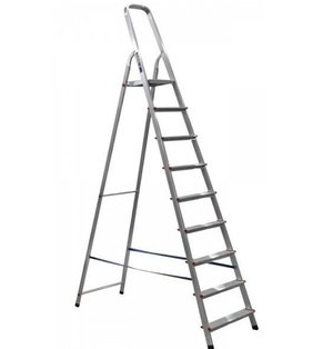 Стремянка Alumet 9-ти ступ. АМ709 алюминиевая