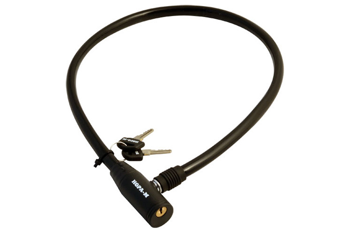 Замок велосипедный противоугон.тросовый ф8*950 мм, 901006