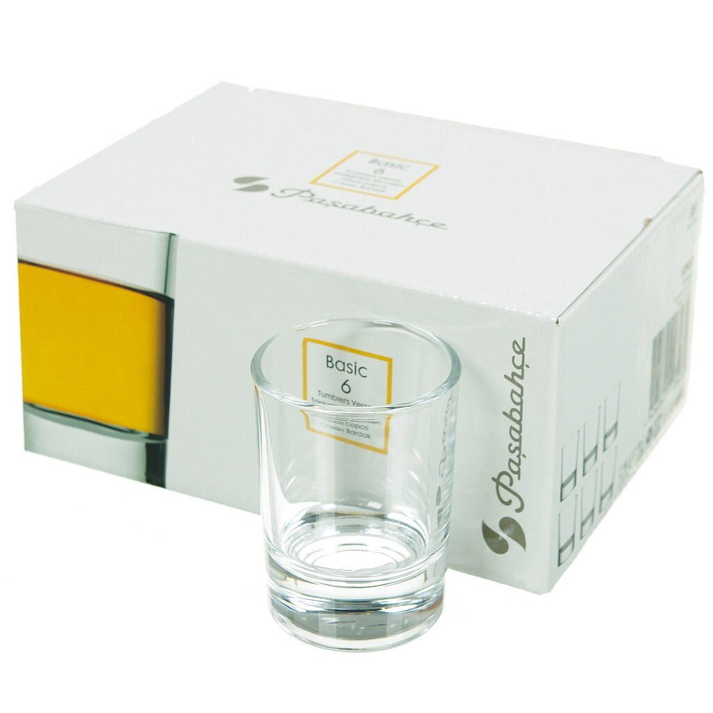 Стопка 55мл, стекло, 6 шт, Pasabahce, Basic