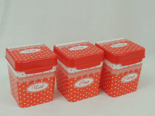 Емкость 1,2л с ложкой Уют чай