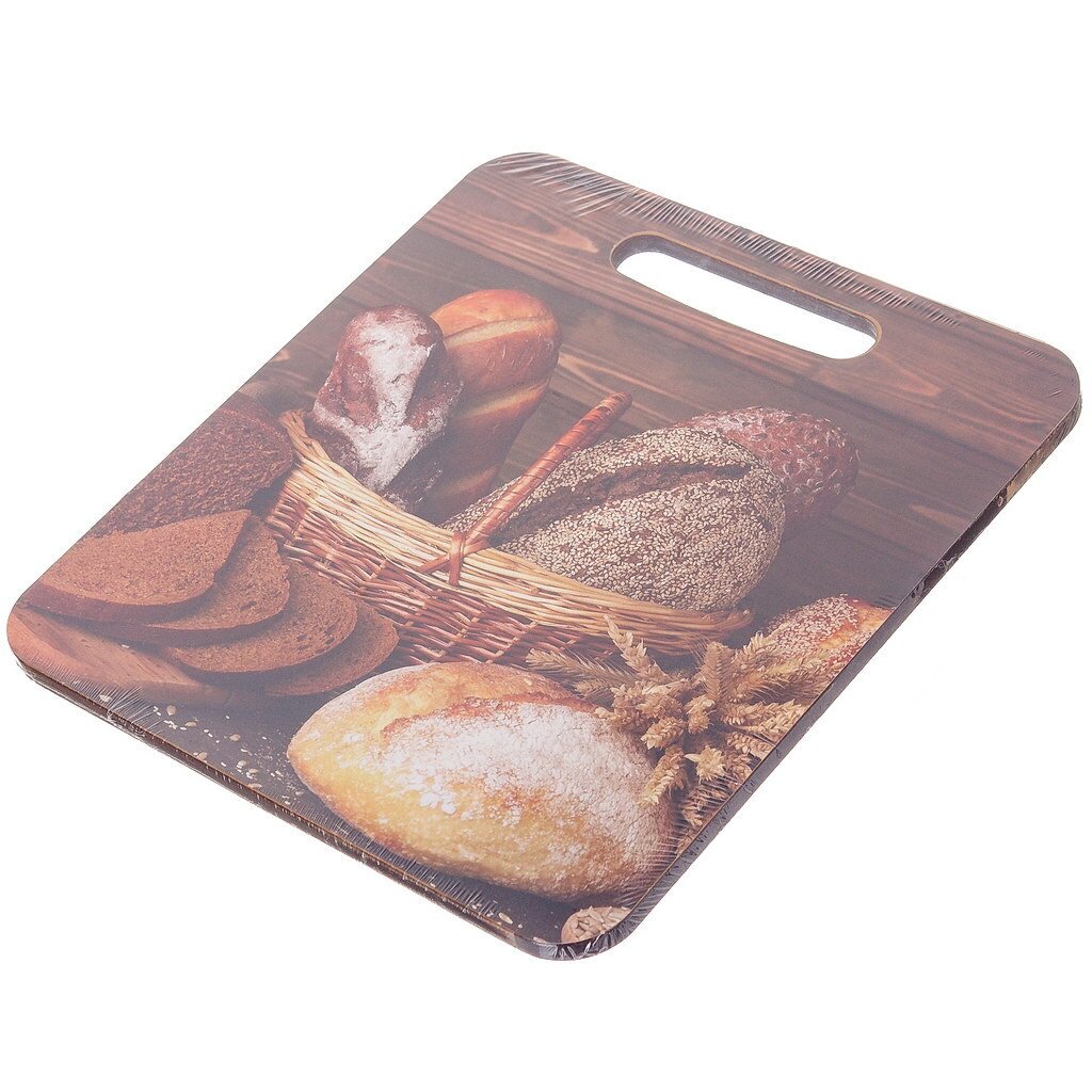 Доска разделочная 21*19,5*0,6см, "Хлеб"