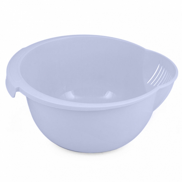Миска (чашка) 2л, пластик., со сливом, Полимербыт