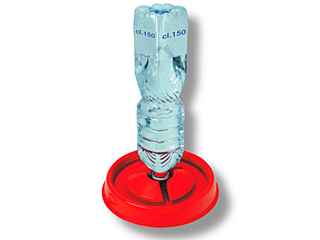 Поилка под бутылку пласт, напольная d-23см 