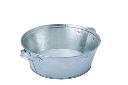 Таз 9л оцинк. круглый