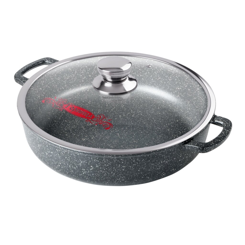 Жаровня "Горница" 3л, с крышкой, Гранит