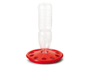 Поилка под бутылку пласт, напольная 