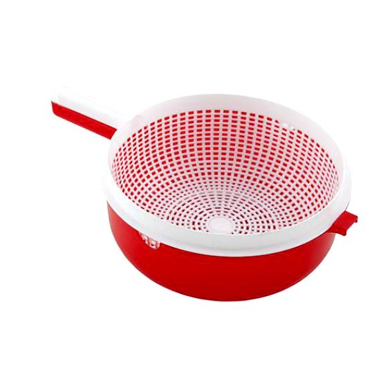 Дуршлаг 225мм  двойной "Полимербыт"