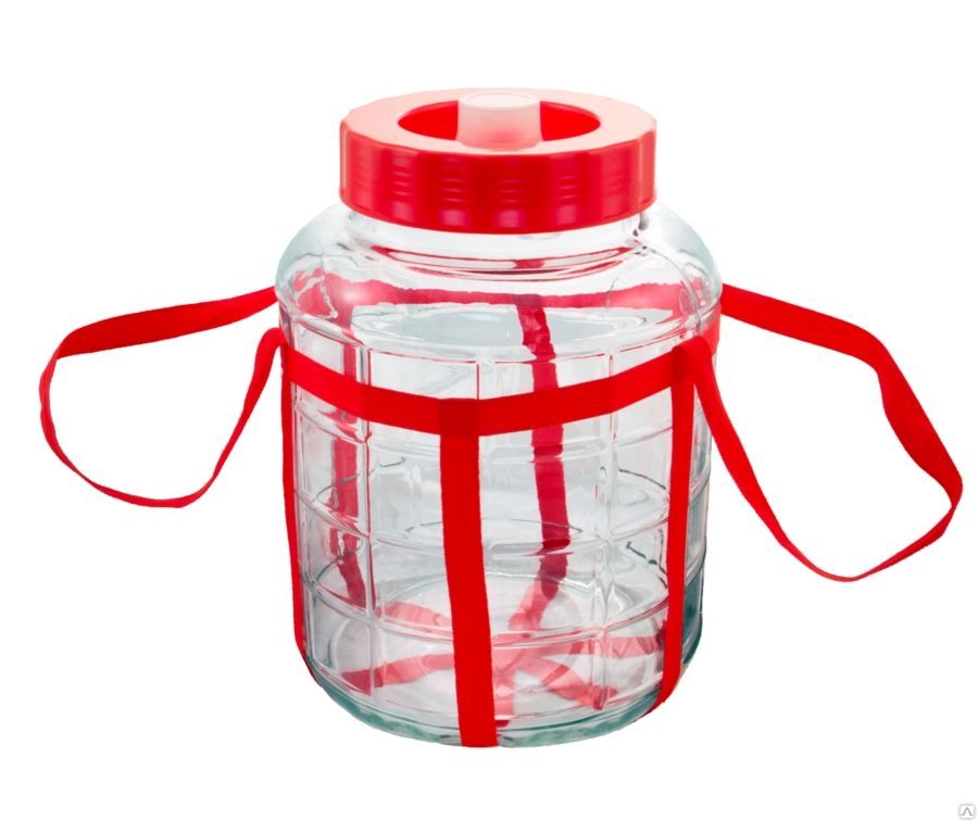 Банка 5л твист с гидрозатвором и стропой