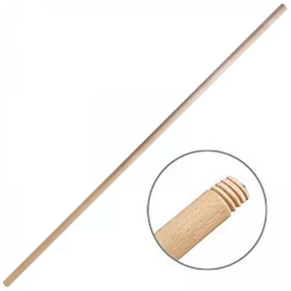 Черенок для щеток d-25мм с резьбой