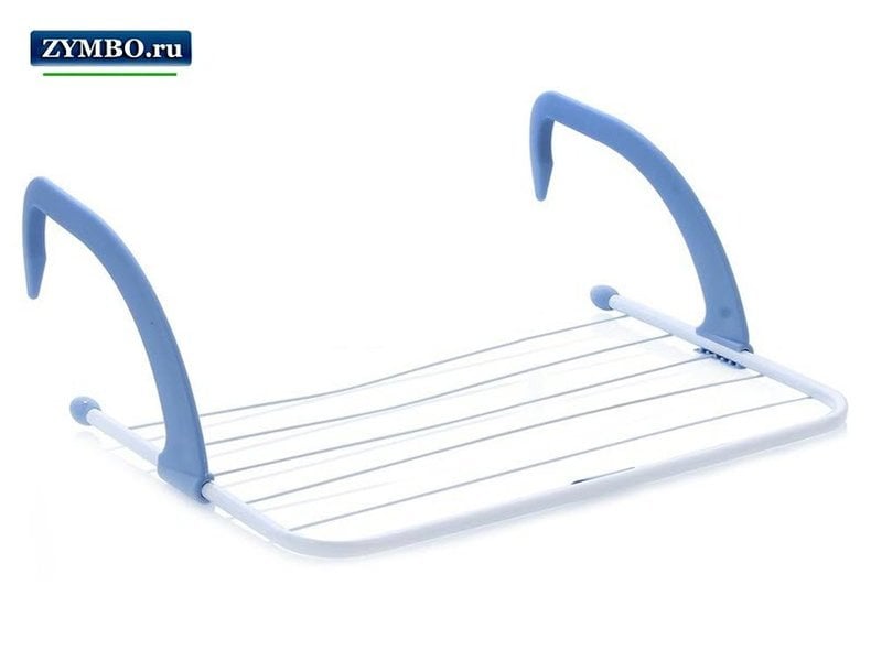 Сушилка навесная на батарею св-голубая