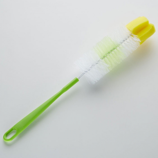 Ёрш для мытья бутылок 33см с губкой