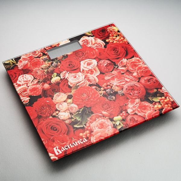 Весы напольные эл. Василиса "Цветы" 180кг