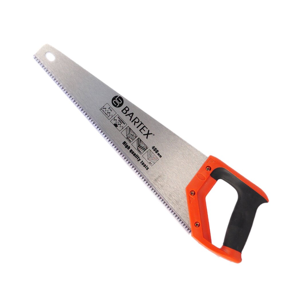 Ножовка по дереву, 400мм, Bartex Profi, 3D-заточ. 8