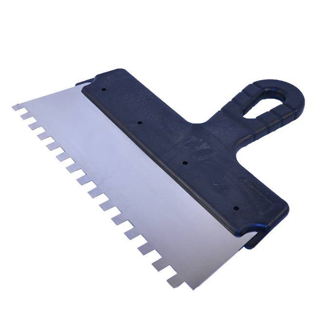 Шпатель зубчатый LUX нерж.сталь 250мм (8*8) TOOLAS