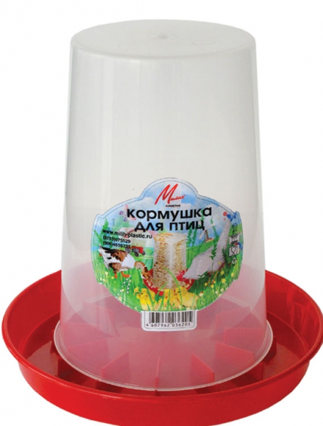 Кормушка для домашней птицы 3кг, Милих 