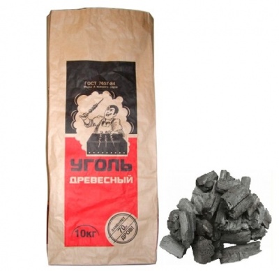 Уголь древесный (10кг)