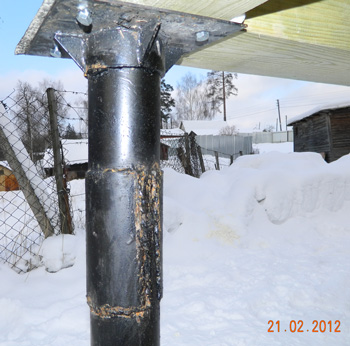 Удлинитель свай с муфтой 57/1000