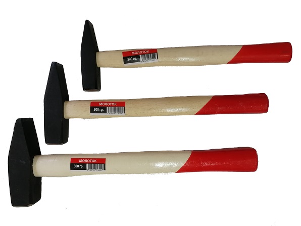 Молоток с деревянной ручкой 800гр (оцинков) Toolas