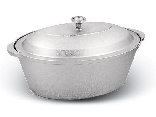 Утятница ал. литая 4л с крышкой