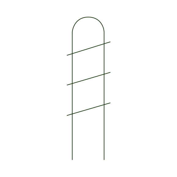 Шпалера "Лесенка" Н-1.3м