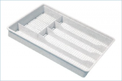 Лоток для столовых приборов, мелкая сетка, Полимербыт