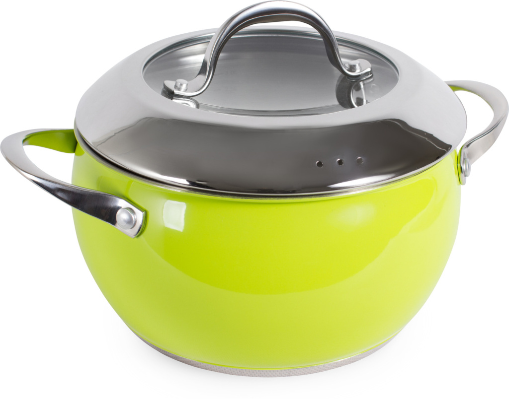 Кастрюля 6.0л нерж.с крышкой Greenery