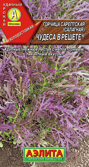 Горчица салатная Чудеса в решете "Аэлита"