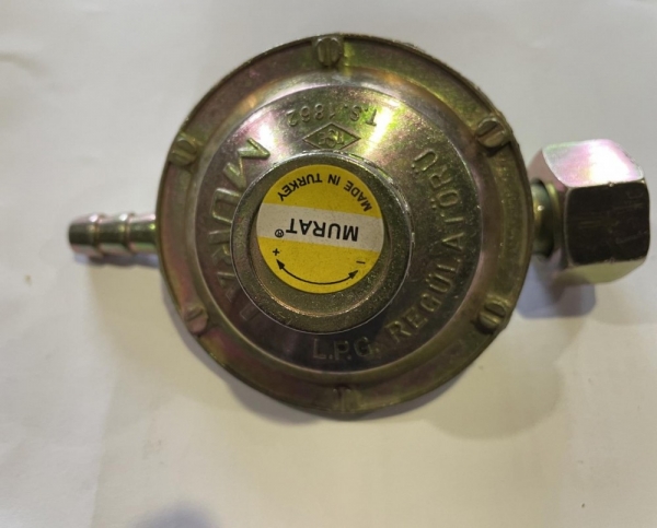 Редуктор к газовому балону с регулятором (лягушка)