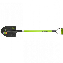 Лопата штыковая, фиберглас.черенок+ручка, Сибртех